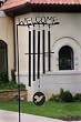 Evergreen 2WC164 Garden Metal Stand and Wind Chime, Welcome, 42-Inches Tall Evergreen 2WC164 Garden Metal Stand and Wind Chime, Welcome, 42-Inches Tall