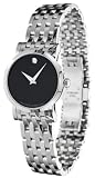 Movado -  0605343 - Museum -  Montre Femme - Acier -  Automatique Analogique - Cadran Noir - Bracelet Acier