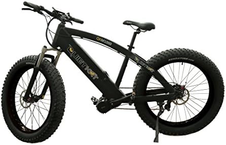 FATKAT - 1000w - E-BIKE - BLACK (Suspension Front Fork) YELLOW RIMS