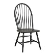 Antique Black Windsor Dining Chair
