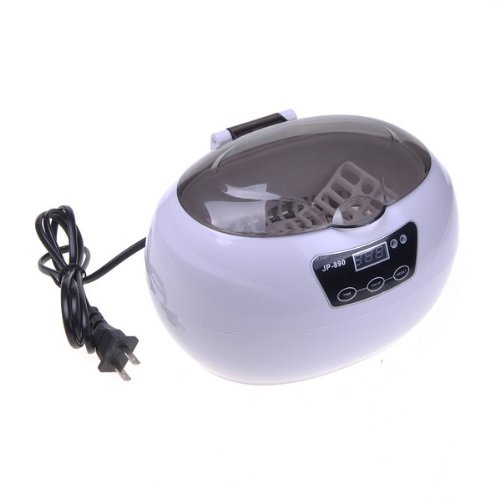 Digital Compact Lid Design Household Use Ultrasonic Sterilization Cleaner
