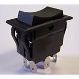 30 Amp DPDT On-Off-On Rocker Switch