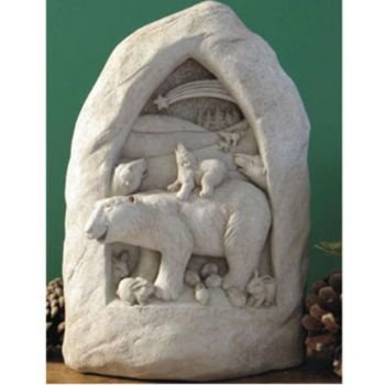 First Shooting Star Polar Bear Plaque