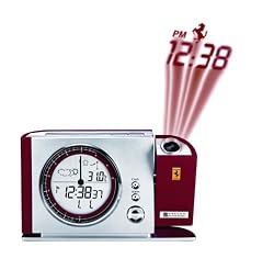 Oregon Scientific FSP301A-R Maranello Ferrari Speedometer Line Projection Clock, Ferrari Red