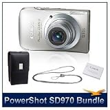 Canon PowerShot SD970IS 12.1 MP Digital Camera with 5x Optical Zoom and 3.0-inch LCD (Silver)