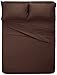 Pinzon 400-Thread-Count Pleated Hem Egyptian Cotton Sheet Set - California King, Truffle