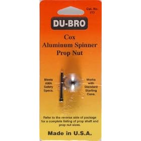 Du-Bro 777 Aluminum Prop Nut For Cox 049 from Cox R/C