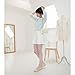 HuaYang Sexy sheer Lace Big dot Pantyhose Socks Stockings Tights Dot Leggings Slim BW(White)