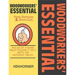 WOODWORKERS' ESSENTIAL FACTS FORMULAS and SHORT-CUTS BY KEN HORNER by Peachtree Woodworking
