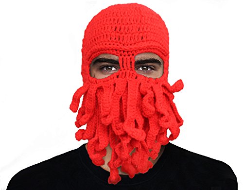 Octopus Entacle Beanie Wind Mask Knit Hat Cthulhu Fisher Cap