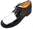 Boys & Toddlers Dress Shoes Sizes 9 to 5 Two-tone Patent Leather Tuxedo Ringbearer Wedding