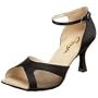 Capezio Women's Vanessa 2.5" Social Dance Shoe,Black,5 W US