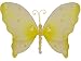 11 Yellow Emily Butterflies - Hanging Nylon Butterfly Decorations Butterflies Wedding Nursery Room Wall Decor