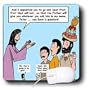 Rich Diesslins Funny Cartoon Gospel Cartoons - Peter - Question about Bearing Fruit - Mouse Pads