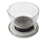 Terraillon BB3200 6.6-Pound Mechanical Kitchen Scale, Chrome/Transparent Bowl