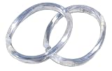 Sealskin Duschvorhangringe 12 Stueck im Beutel transparent