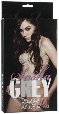 Bundle Package Of Sasha Grey All 3 Holes Love Doll And a Bottle of 1.7 -oz iLube Personal Silicone Lubricant