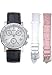 Bulova Women's Diamond Chronograph Interchangeable Strap Watch #96R32