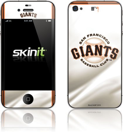 Skinit San Francisco Giants Home Jersey Vinyl Skin for Apple iPhone 4 / 4S