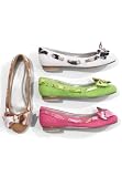 Linen Ballerina Flats