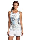 Brooks Womens Dlite Mesh Flower Check Tank