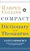 Book HarperCollins Compact Dictionary & Thesaurus (Harpercollins Compact Dictionaries)
