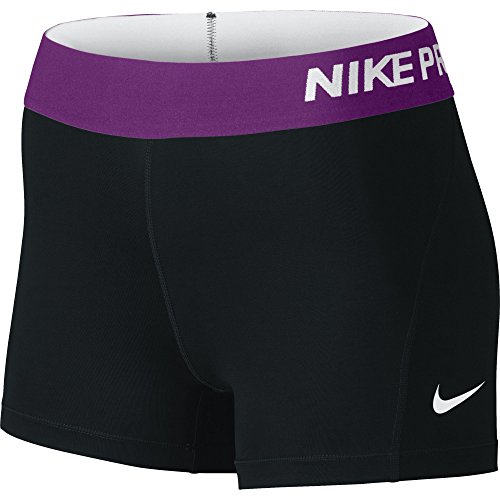 Nike-Womens-Pro-Cool-3-Compression-Shorts-XL-X-3-BlackCosmic-PurpleWhite