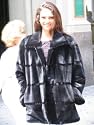 CHIC NEW SHEARED MINK FUR JACKET sz16 #6957