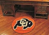NCAA COLORADO BUFFALOES BASKETBALL SHAPED DOOR MAT RUG