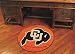 NCAA COLORADO BUFFALOES BASKETBALL SHAPED DOOR MAT RUG