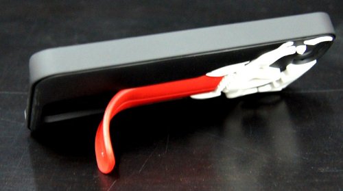 Iphone 4/4s Newest Creative Design Hot Sale Personality Funny Distinctive 3d Silicon Skull Head Red Long Tongue Stand Case for Iphone 4/4s (Black)