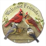 WELCOME FRIENDS GARDEN PLAQUE - 37739