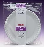 from Caroline Caroline 1402 Paper Plates White 9in X20