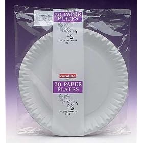 Caroline 1402 Paper Plates White 9in X20
