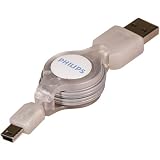 USB MP3 Gear 4.6ft Retractable Cable