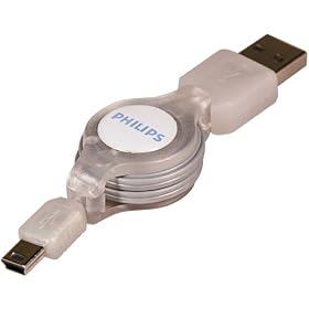 USB MP3 Gear 4.6ft Retractable Cable