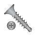 #7 x 1" Self-Drilling Drywall Screws/Phillips/Bugle Head/Steel/Black Phos (Carton: 10,000 pcs)