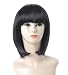 FENGSHANG Naruto Rock Lee Short Cosplay Wigs 14 Inches Black