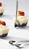 Elegant Petite Mini Tasting Appetizer Spoons (Pack of 100)