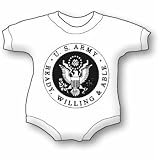 usa army Baby Ultrasoft Onesie