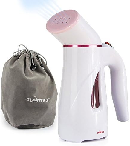 YISDER Mini Travel Portable Garment Steamer,handheld Fabric Steamer Clothes Steam Cleaner Travel Pouch Included