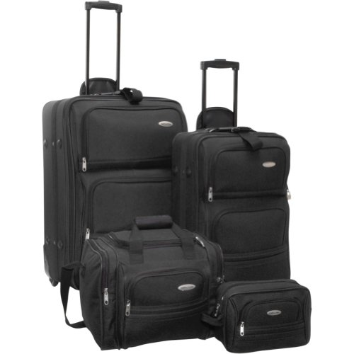 Samsonite 4-Piece Travel Set - Black Samsonite 4-Piece Travel Set - Black