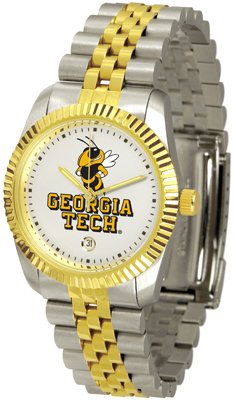Georgia Tech Yellow Jackets Suntime Mens Executive Watch - NCAA College Athletics Georgia Tech Yellow Jackets Suntime Mens Executive Watch - NCAA College Athletics