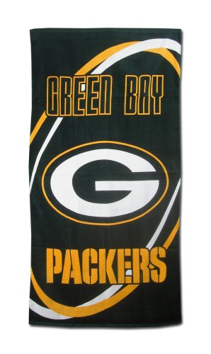 Green Bay Packers Fiber Reactive Pool/Beach/Bath Towel (Team Color)