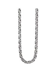 Enchanta Collection Sterling Silver Italian Oxidized Chain