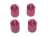 National Guard - Army Military - Tire Rim Wheel Valve Stem Caps - Pink