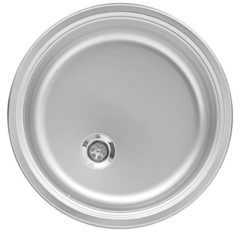 Edelstahlspüle DR45 Edelstahlspüle -Edelstahlspüle Rundbecken mit