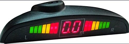 4 Parking Sensors LED Display Car Backup Reverse Radar System Kit Sound Alert