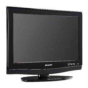 Sharp LC19SB27UT 19-Inch 720p LCD HDTV, Black