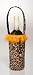 Leopard Wine Bag w/Maribou